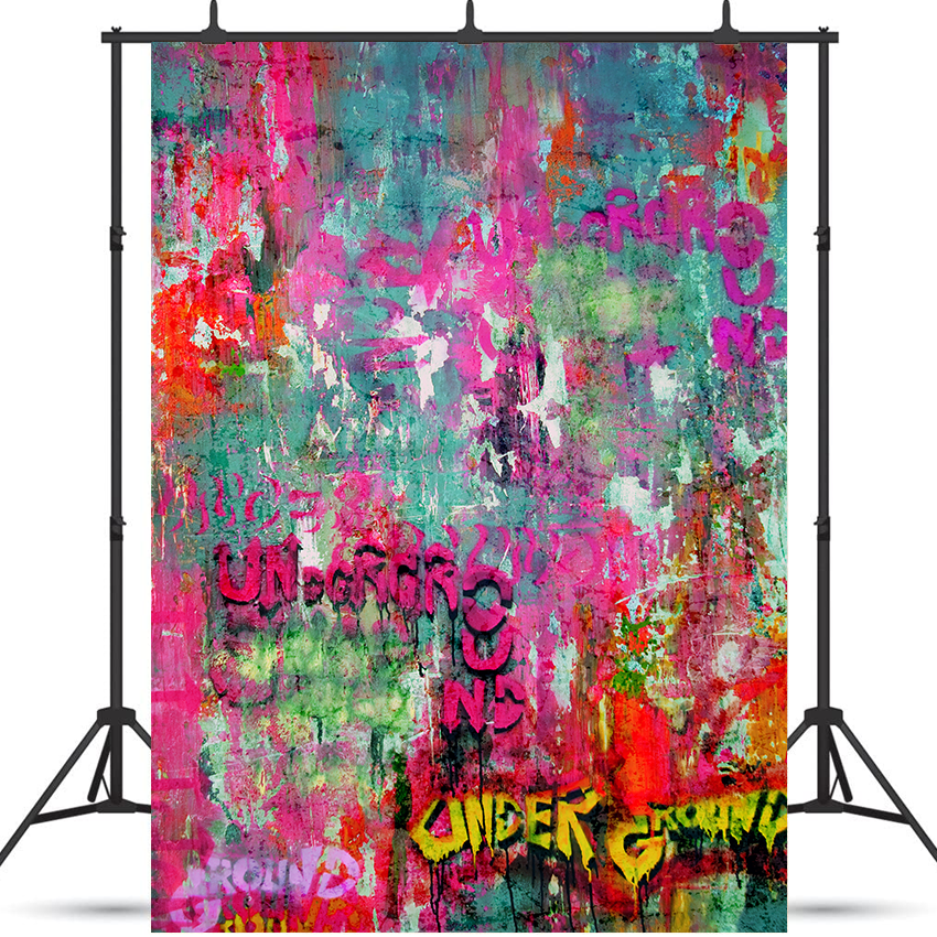 Toile de fond d'art de rue graffiti coloré pour la photographie SBH0297