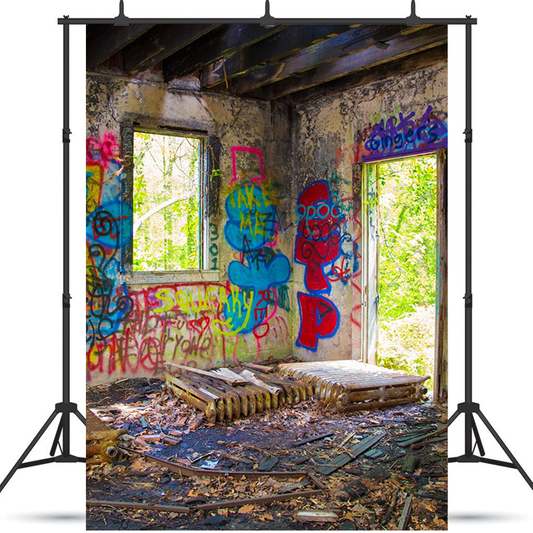 Toile de fond à l'intérieur de l'ancien bâtiment abandonné pour la photographie SBH0205