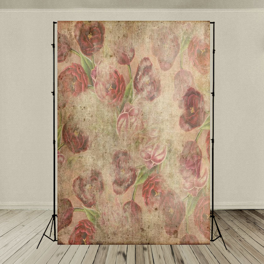 Toile de fond floral abstrait tulipe pour la photographie