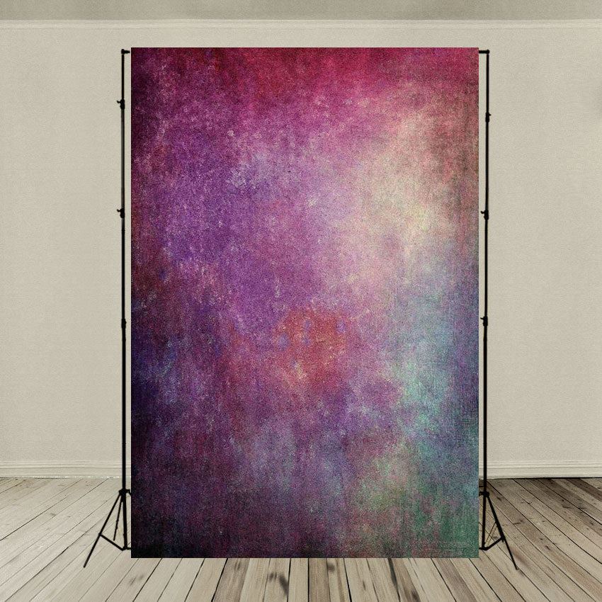 Toile de fond décors de stand de studio photo de portrait abstrait mauve
