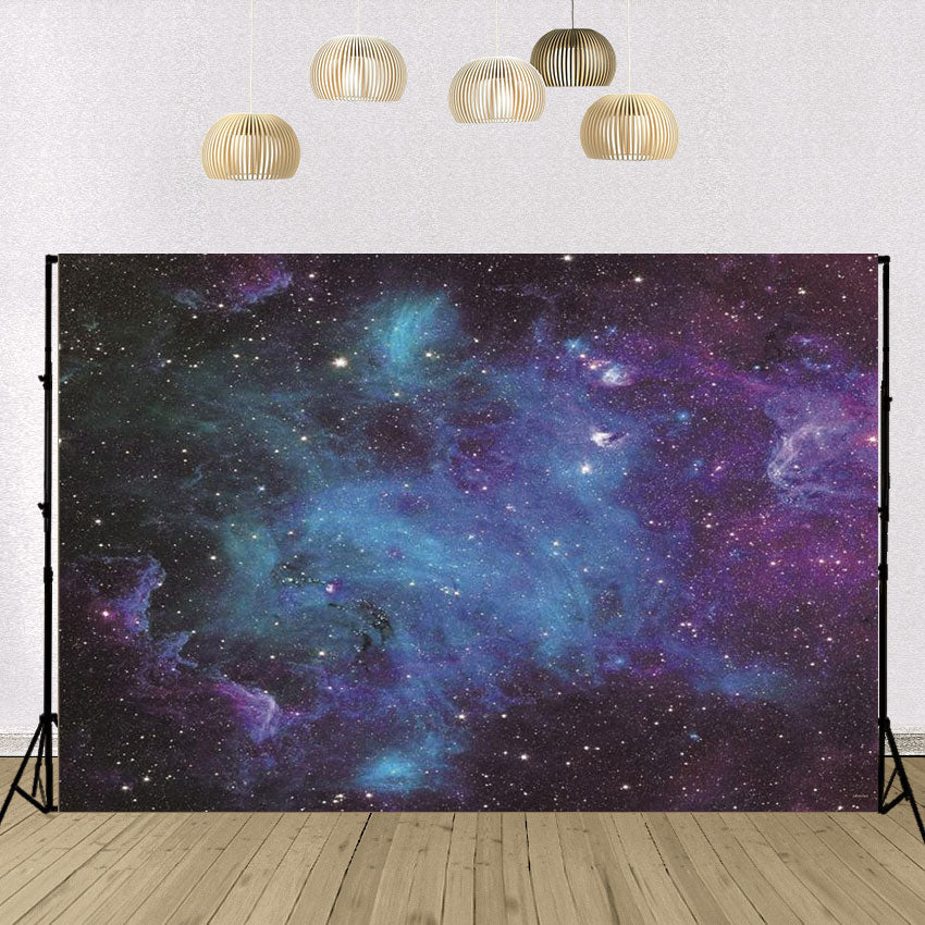 Toile de fond de photographie de l'univers spatial abstrait