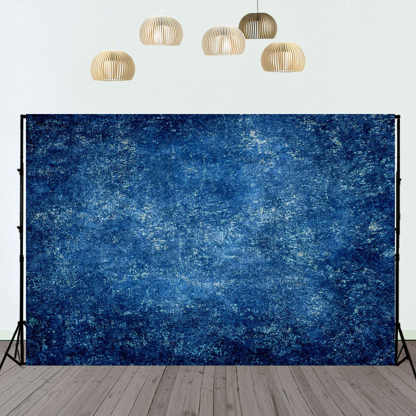 Toile de fond décors abstraite de photographie de mur bleu marin