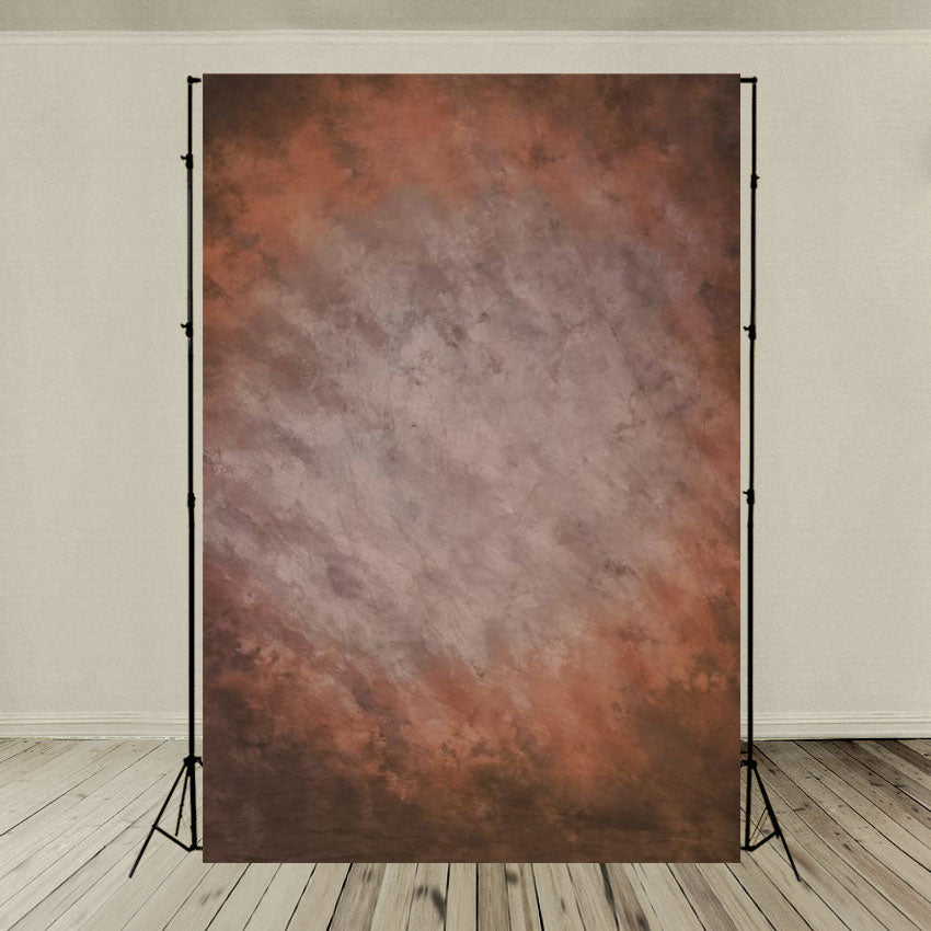 Toile de fond de photographie abstraite orange rouille pour le studio