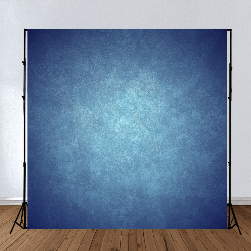 Toile de fond décors abstraite de photographie de mur bleu foncé pour la photographie