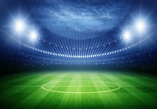 Toile de fond décors lumineux de terrain de baseball de sports pour la photo