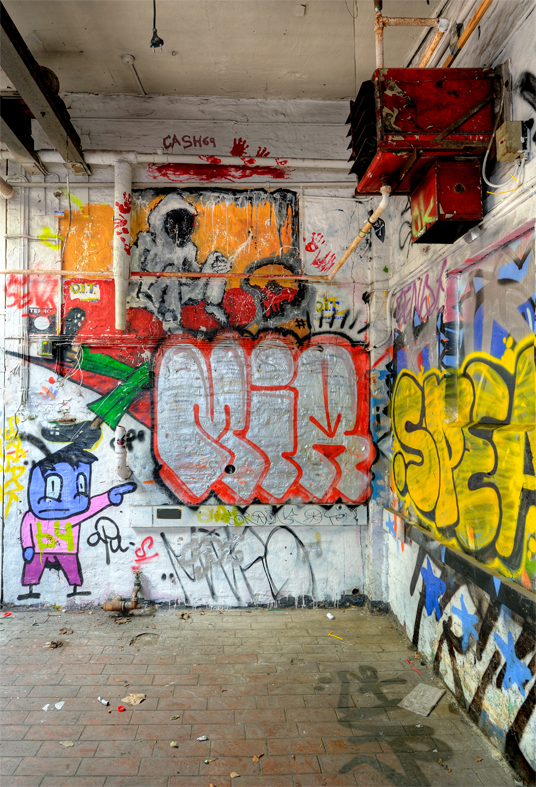 Toile de fond de mur graffiti de chambre grunge style pour la photographie SBH0207