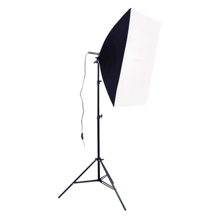 1 pièce Boîte à lumière de photographie Kit d'éclairage doux 20''x28'' avec sac de transport