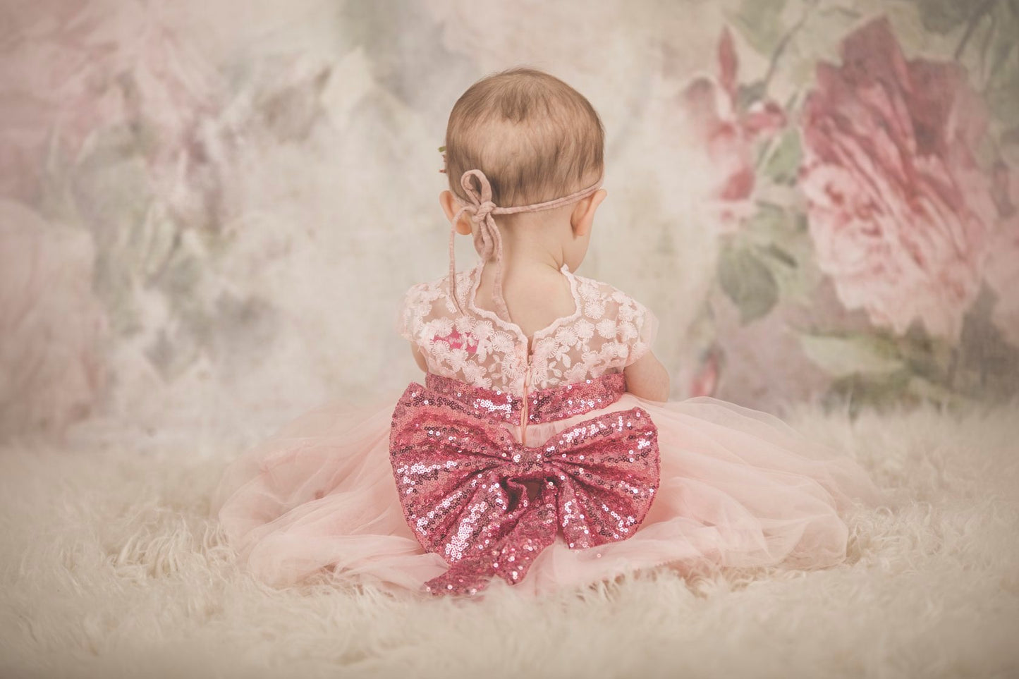 Toile de fond abstraitee rose rose pour portrait