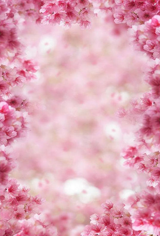 Toile de fond bokeh peint fleurs rouges pour la photographie