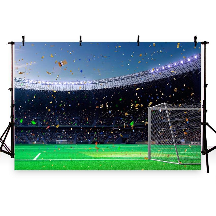Toile de fond d'herbe verte de sport fond de photographie de terrain de football