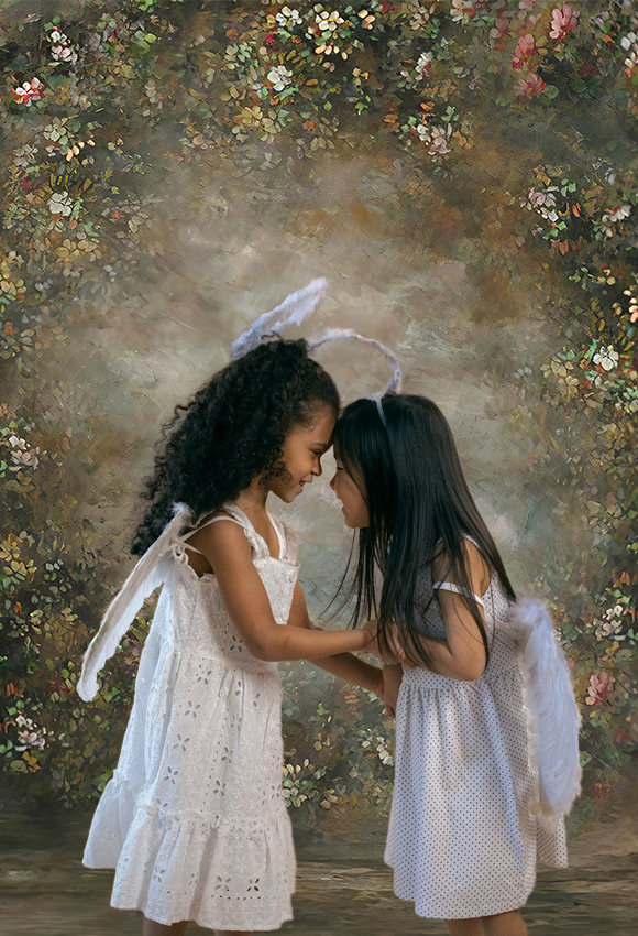 Toile de fond abstraitee de studio de photo de mur floral pour la photographie