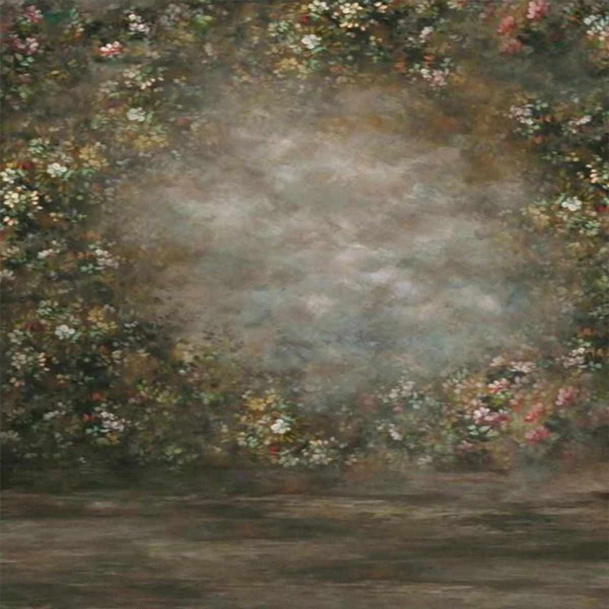 Toile de fond abstraitee de studio de photo de mur floral pour la photographie