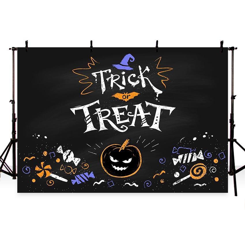 Toile de fond de motif nuit Halloween photographie Trick or Treat