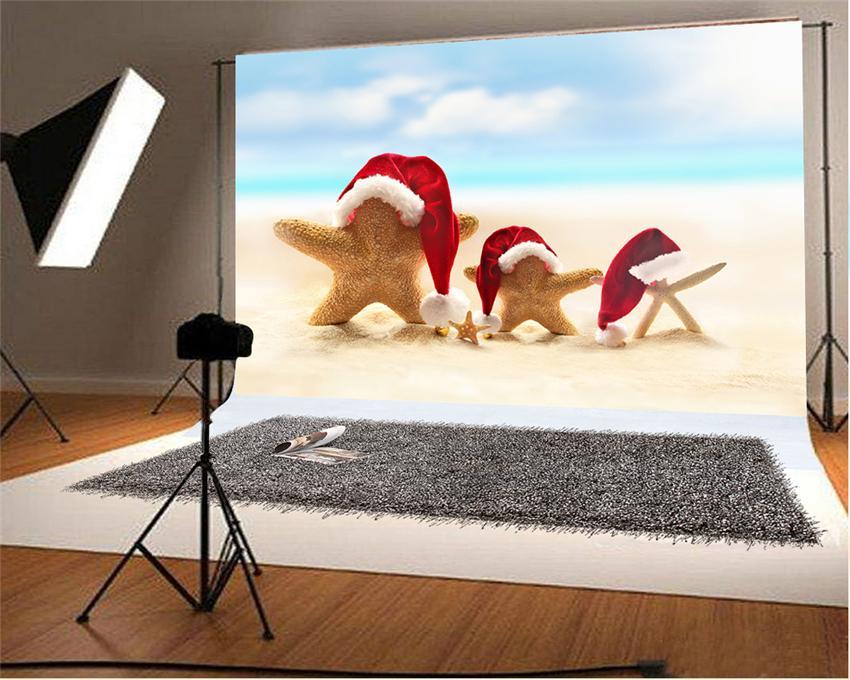 Toile de fond décors de Noël d'été