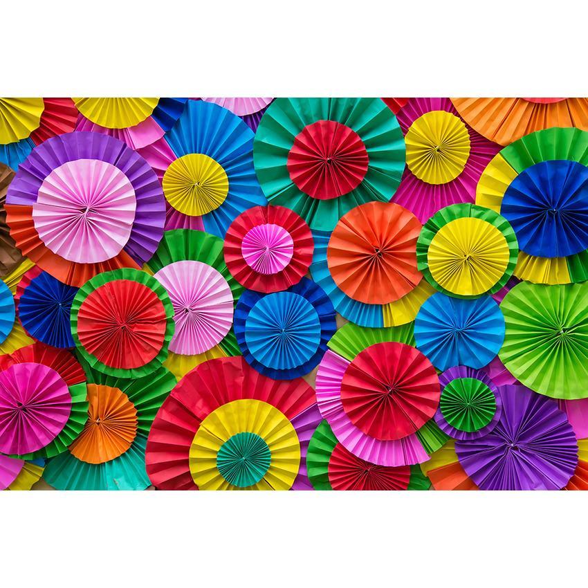 Toile de fond de moulinet coloré imprimé pour célébrer la photographie de la fête des mères