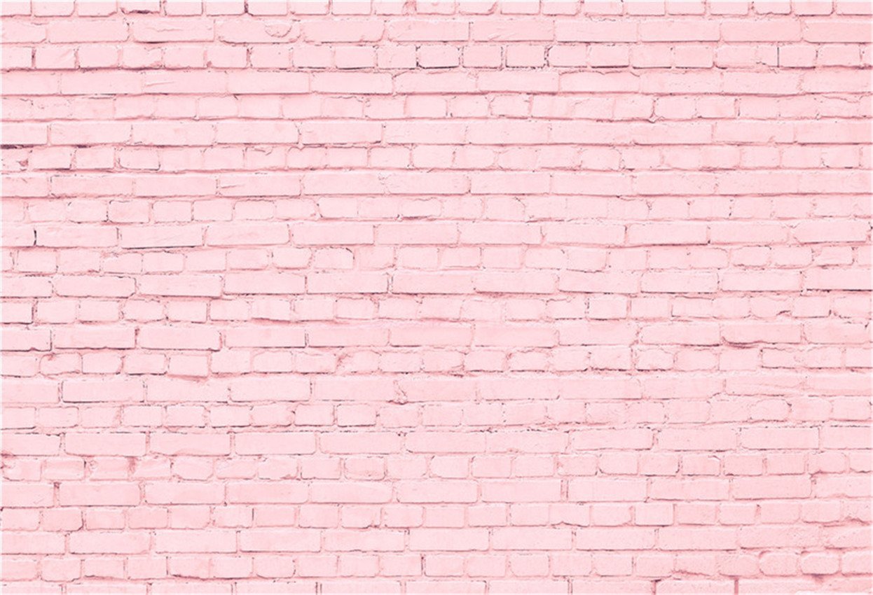 Toile de fond de mur de brique rose doux pour la photographie de princesse