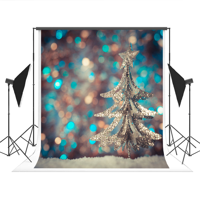 Toile de fond de Noël scintillante de rêve pour la photo