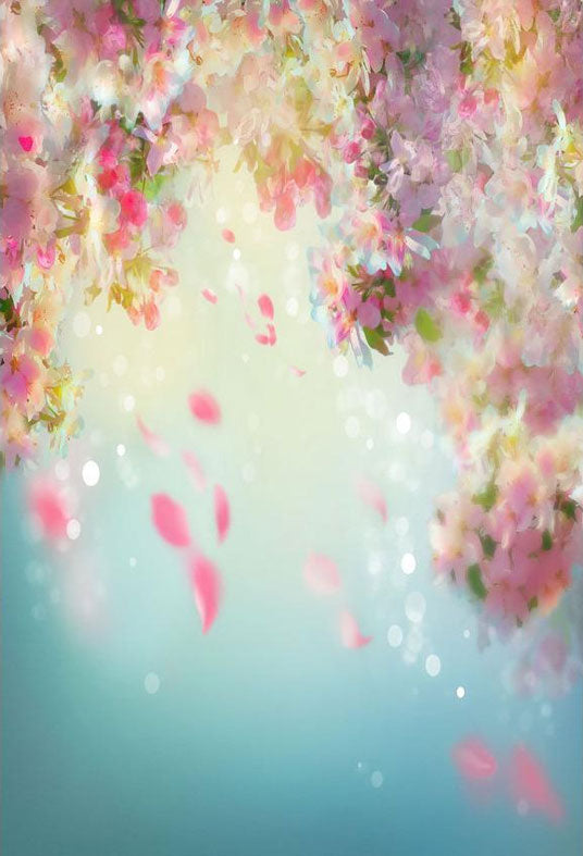 Toile de fond de fleurs fantastiques pour la photographie d'événements