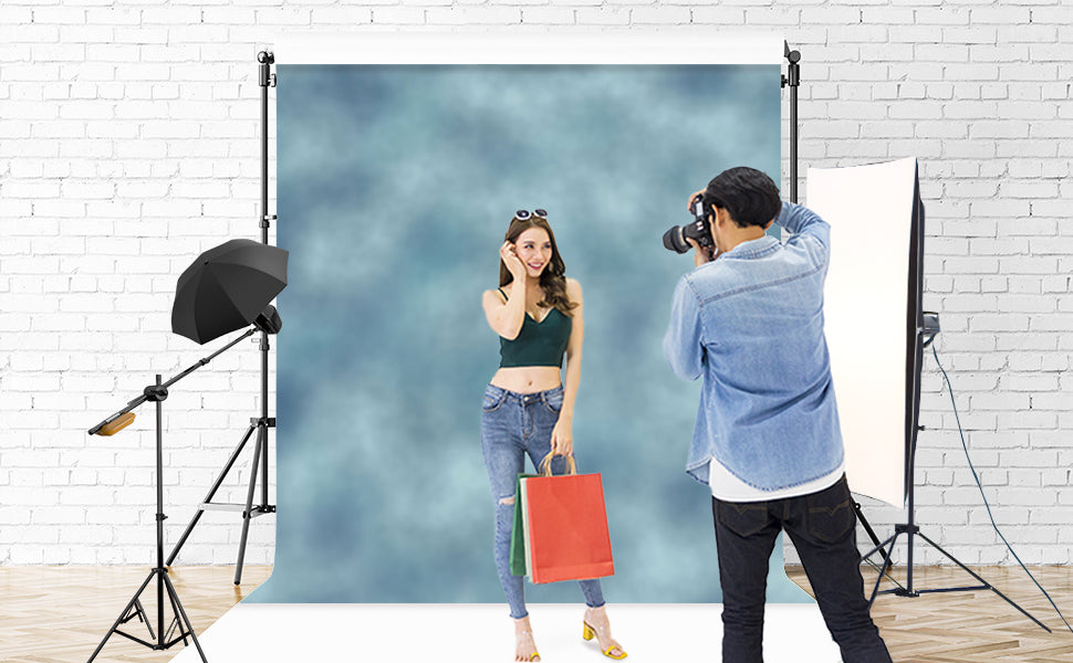 Toile de fond abstraitee texture bleu morandi pour la photographie