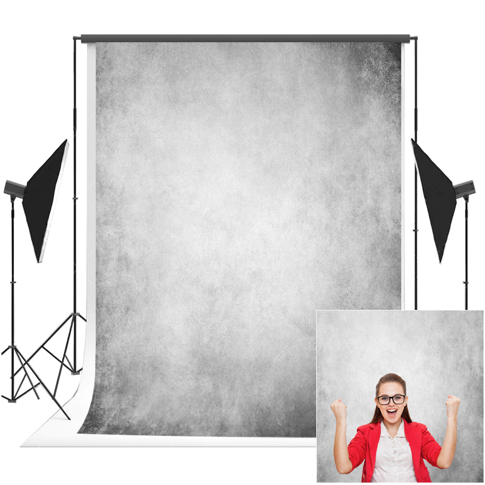 Toile de fond de photomaton de portrait abstrait gris clair