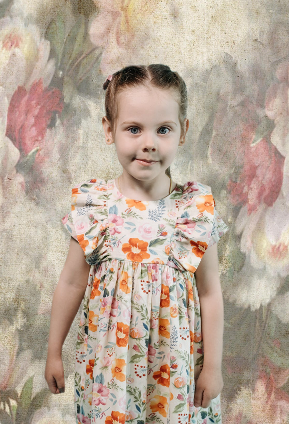 Toile de fond abstraitee de fleurs blanches et roses