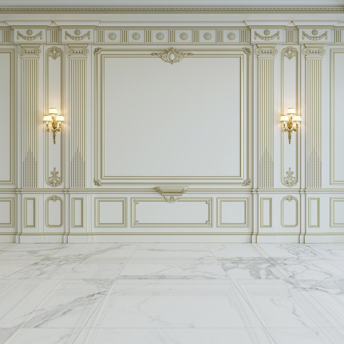 Toile de fond de mariage de mur beige luxueux pour la photographie