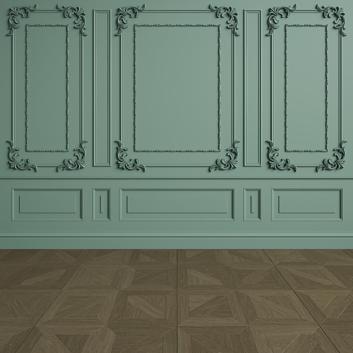 Toile de fond de mur végétalisé de mariage avec fond de photographie de plancher en bois