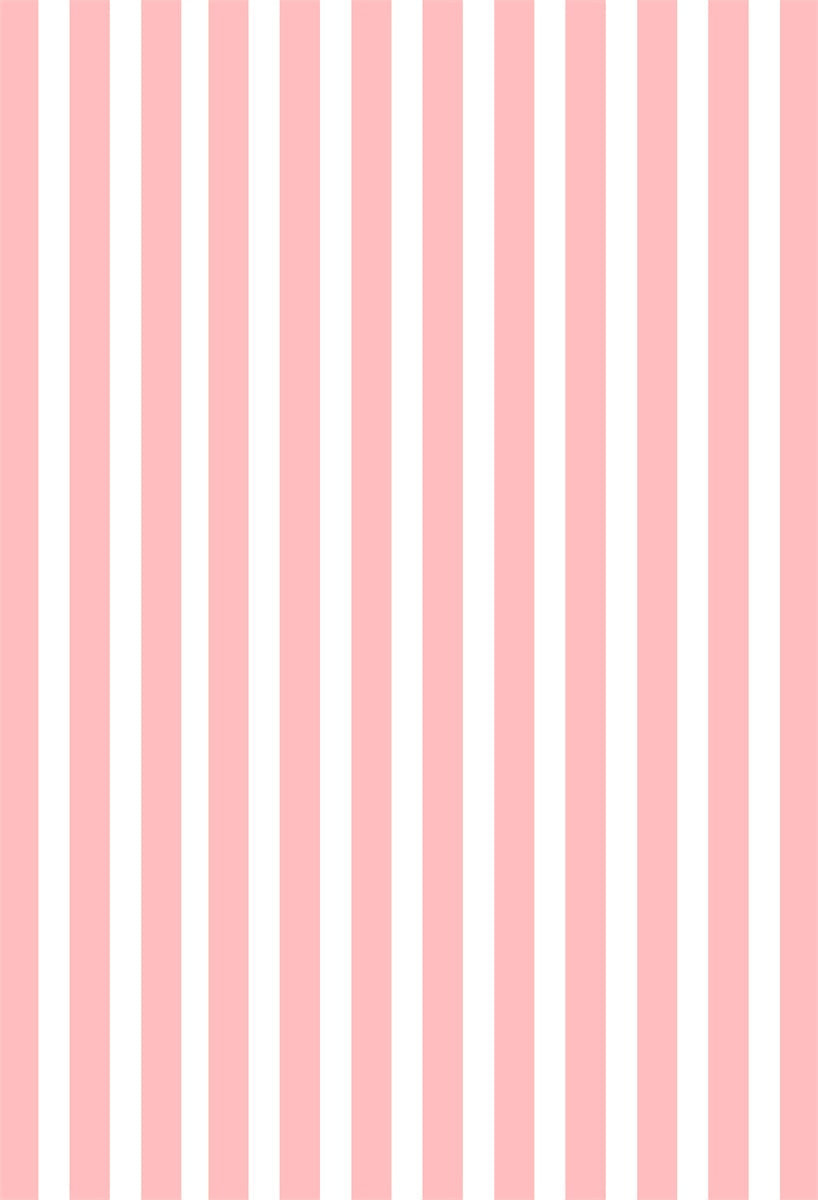 Pink and White Stripes Birthday Backdrops for Photography Prop