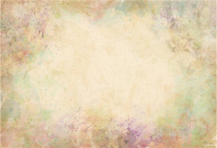 Toile de fond décors de portrait de mur floral abstrait
