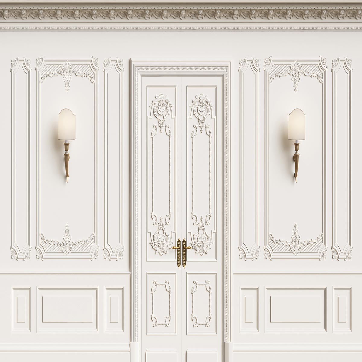 Toile de fond de mur de porte vintage à texture blanche pour la mariage