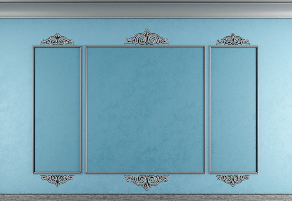Toile de fond bleu clair gris Jante texture mur photographie décors mariage