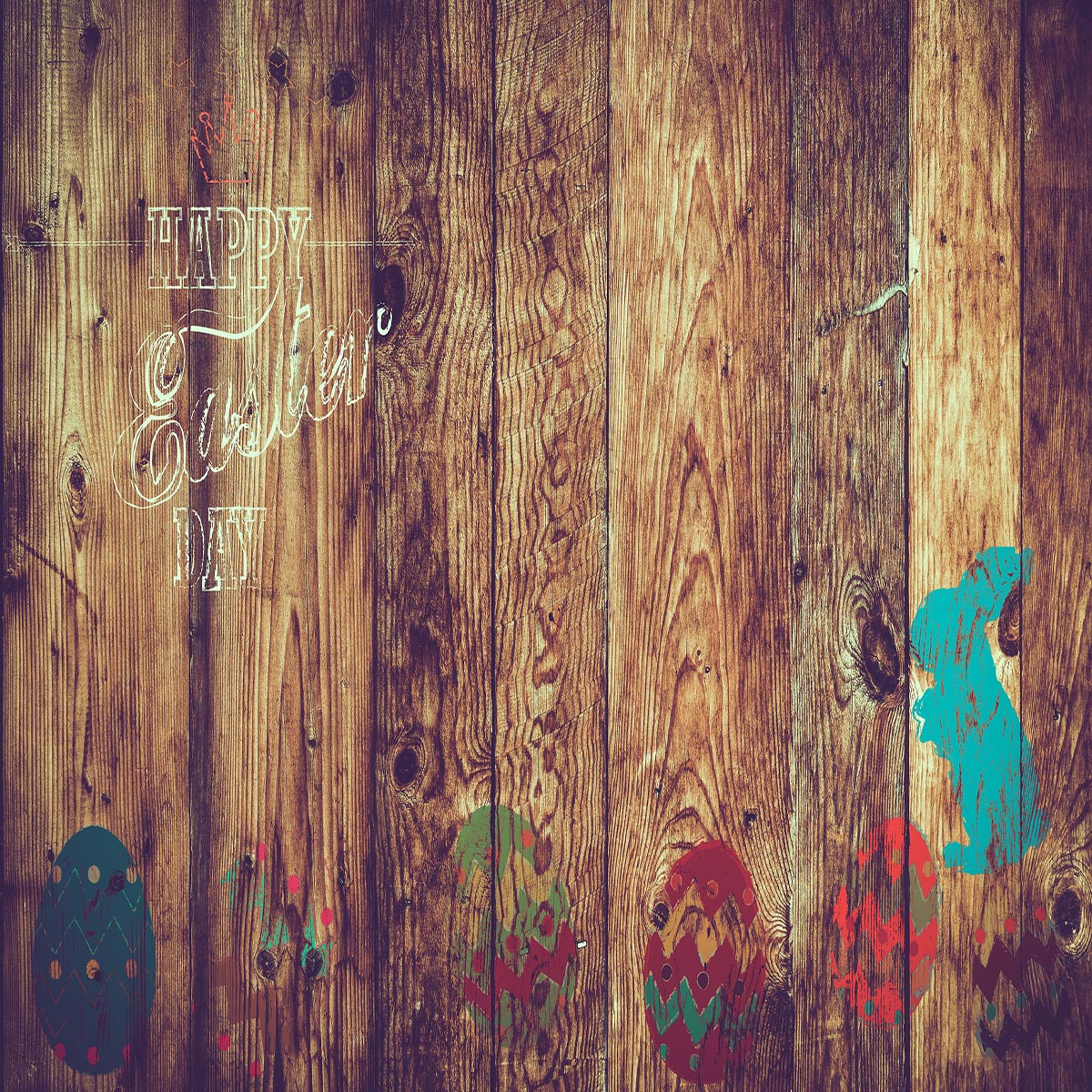 Toile de fond de joyeuses Pâques fond brun foncé