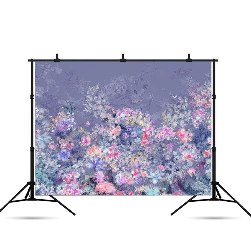 Toile de fond abstraite belle pivoine fleurs aquarelle peinture pour la photo studio SBH0041