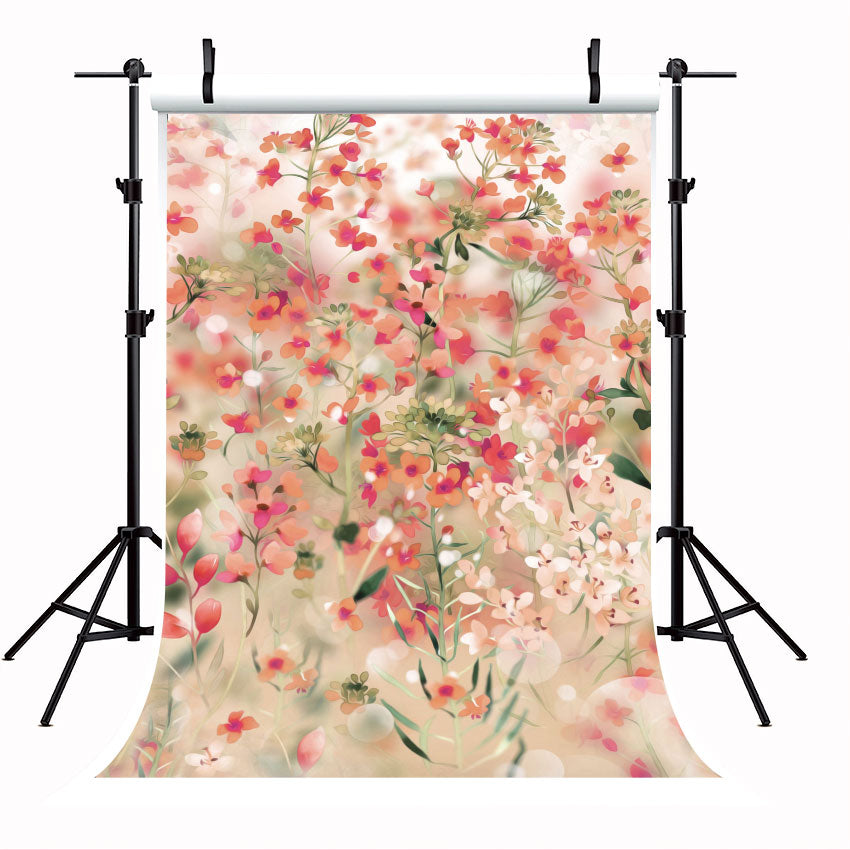 Toile de fond de fleurs en demi-teintes abstraite incroyable pour le studio vidéo photo SBH0046