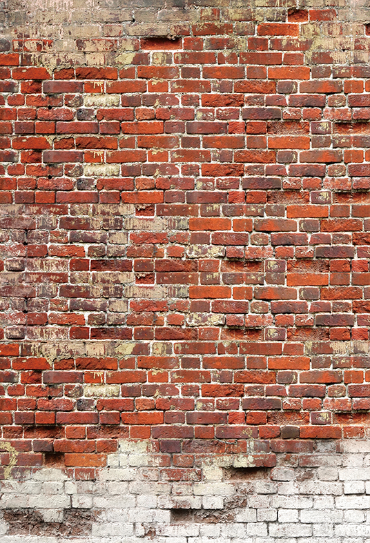 Toile de fond de mur de briques rouges vieille pour la photographie SBH0349