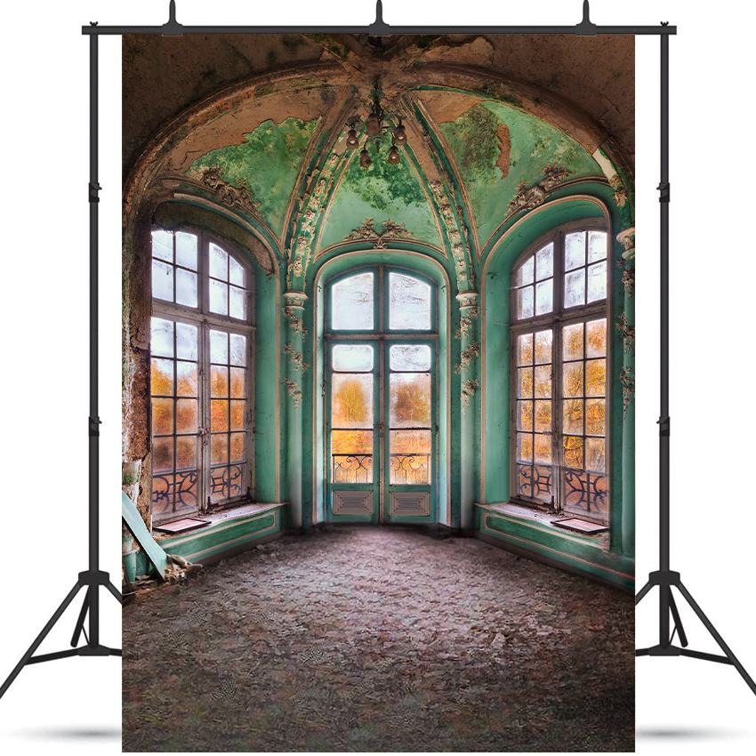 Toile de fond de chambre d'appartement abandonnée pour la photographie SBH0372