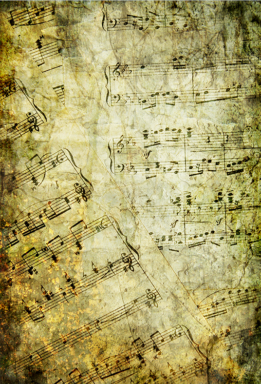 Toile de fond de mur musical grunge pour photo SBH0462