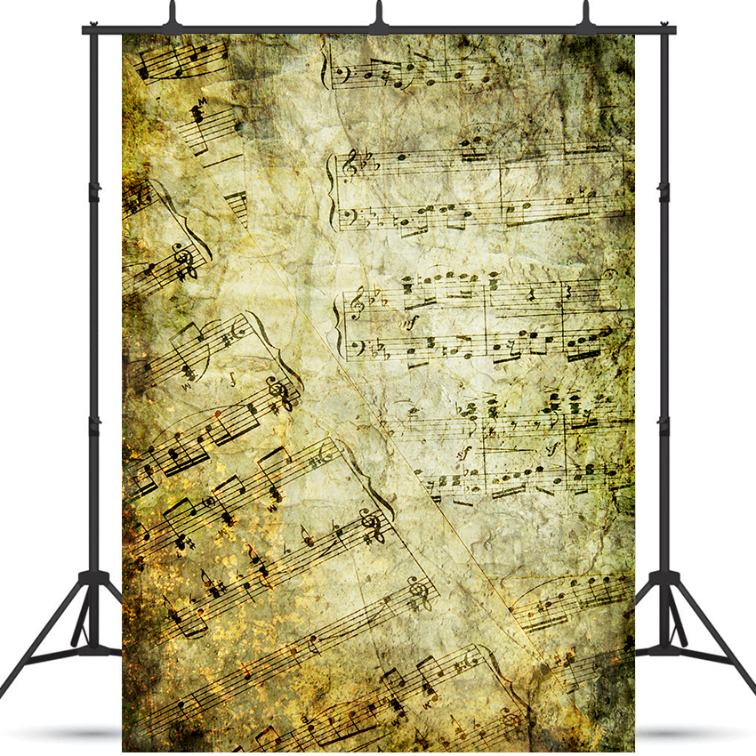 Toile de fond de mur musical grunge pour photo SBH0462