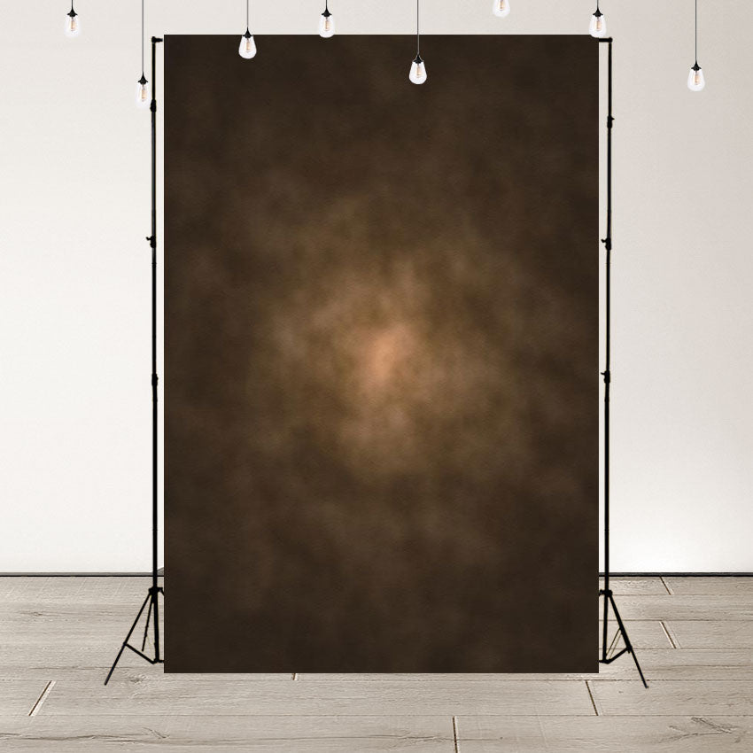 Toile de fond décors de portrait abstrait brun foncé pour la photographie