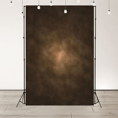 Toile de fond décors de portrait abstrait brun foncé pour la photographie