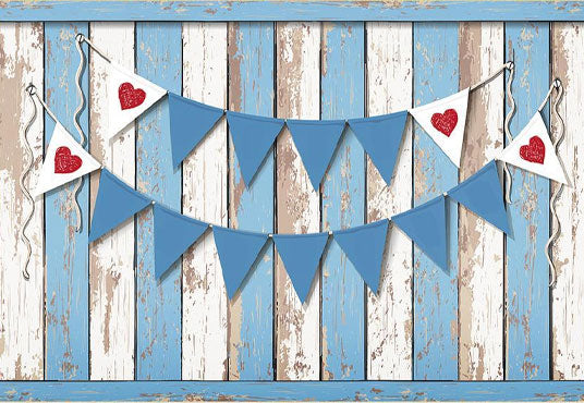 Toile de fond de texture de plancher en bois de pelage de peinture bleue et blanche pour la photographie