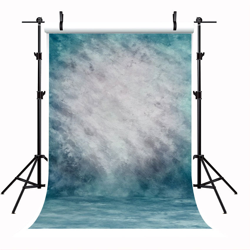 Toile de fond abstraite pour la photomaton à l'encre bleue