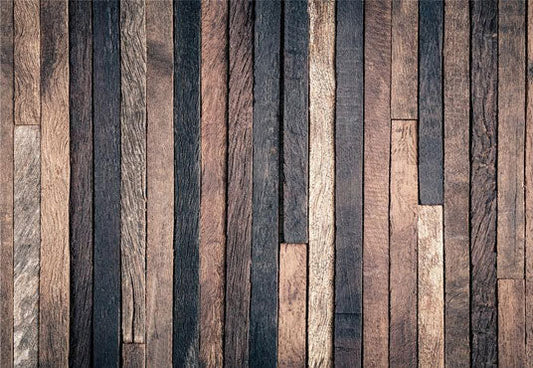 Toile de fond photo de mur en bois foncé anti-rides pour la photo