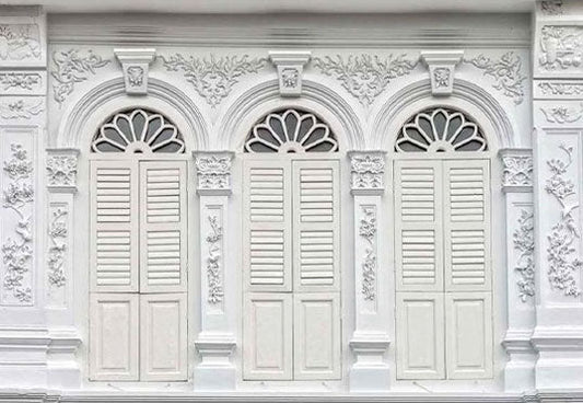 Toile de fond de mur blanc pour fond de porte en bois de photographie