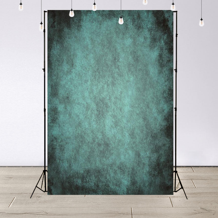 Toile de fond décors abstraite de photographie de texture noire verte rétro pour le studio