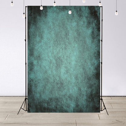 Toile de fond décors abstraite de photographie de texture noire verte rétro pour le studio