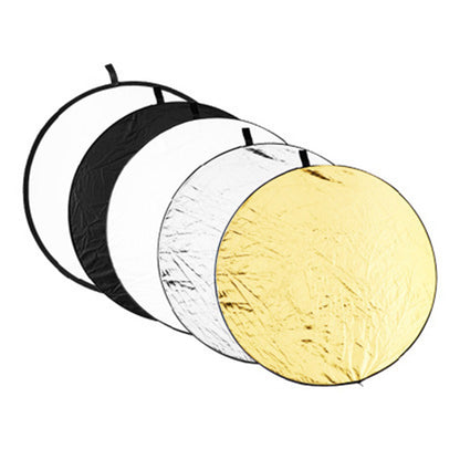 43 pouces/110 cm rond 5-en-1 réflecteur de lumière pliable multi-disque avec sac