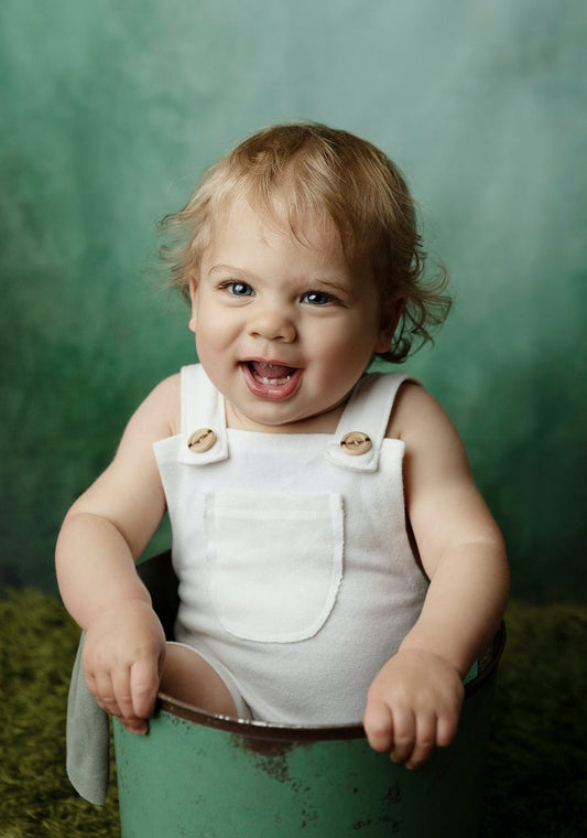 Toile de fond de photographie de portrait abstrait vert rétro