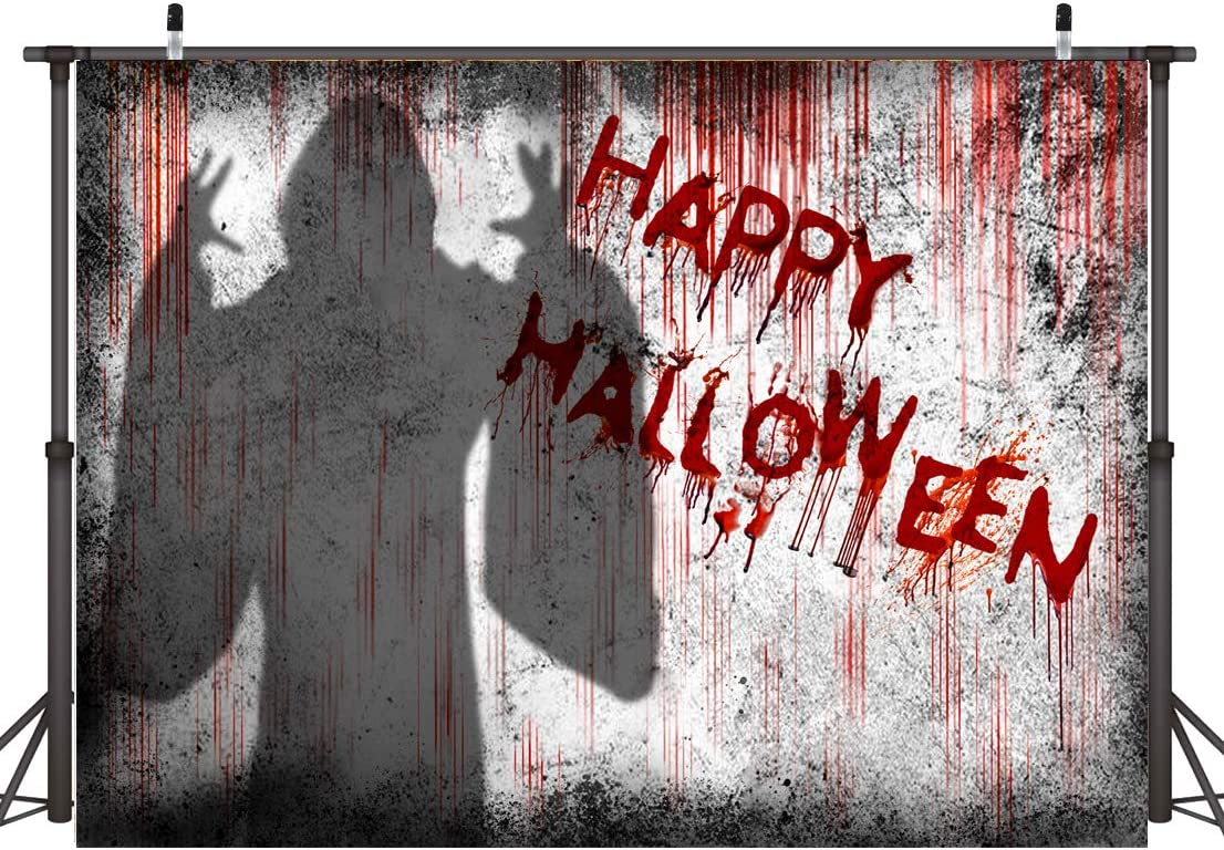 Toile de fond de mur sanglante fantôme d'Halloween pour la photographie SBH0241