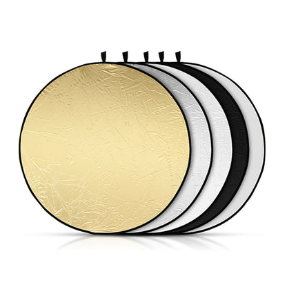 Réflecteur de lumière 31pouces/80cm rond 5-en-1 pliable photographie multi-disque avec sac